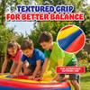 Playland 7.5 FT Inflatable Balance Platform for Kids Bullseye Wobble Bounce Pad, Outdoor Play Toy for Backyard, Supports 300 lbs, Up to 3 Kids, Durable Non-Slip Bouncing Game Mat view 4