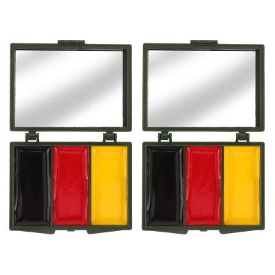 OSOLADY 2 Boxes Soccer Fan Face Paint - Germany Flag Football Face Paint Body Painting - Washable Cosplay Makeup Game Day Theme Party Supplies