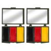 OSOLADY 2 Boxes Soccer Fan Face Paint - Germany Flag Football Face Paint Body Painting - Washable Cosplay Makeup Game Day Theme Party Supplies view 1