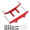 RC Modifications Spare for Traxxas for Slash for Rustler for Stampede for VXL 2WD 1/10 RC Car Upgrade Accessories Metal Front and Rear Body Mounts with Body Struts(Red) view 1
