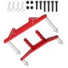 RC Modifications Spare for Traxxas for Slash for Rustler for Stampede for VXL 2WD 1/10 RC Car Upgrade Accessories Metal Front and Rear Body Mounts with Body Struts(Red) view 4