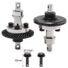 RC Modifications Spare Compatible with Traxxas for Mini for E-Revo for Summit for Slash 1/16 RC Car Upgrade Parts Steel Front and Rear Slipper Clutch Gear view 2