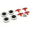 for 3Racing for Sakura D4 for AWD RWD 1/10 Aluminum Alloy Wheel Rim Brake Disc Box 12mm Hex Adapter RC Drift for Racing Car Parts RC Car Toys Parts(Black) view 1