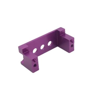 RC Car Upgrade Part for Wltoys 144001 124019 124018 1/14 1/12 Remote Control Car Aluminum Alloy Servo Mount Upgrades Parts Accessories(Purple)