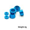 RC Modifications Spare Compatible with Tamiya for TT02 for TT-02 1/10 RC Car Upgrade Parts Metal Steering Flange Sleeve Bushing Gasket view 3