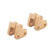 RC Car Upgrade Part for Axial for SCX10 II 90046 90047 4pcs Front and Rear Axle Mount Set Suspension Links Mount Stand Holder 1/10 RC Crawler Car Upgrade Parts view 2