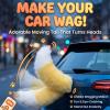 Remote Control Electric Car Tail, Adorable Cat Tail for Car, Rechargeable Plush Animal Moving Tails, USB Rechargeable, Fluffy Wagging Ornament, Universal Fit for Auto Trunk Bumper Decoration (#05) view 2