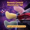 Remote Control Electric Car Tail, Adorable Cat Tail for Car, Rechargeable Plush Animal Moving Tails, USB Rechargeable, Fluffy Wagging Ornament, Universal Fit for Auto Trunk Bumper Decoration (#05) view 4