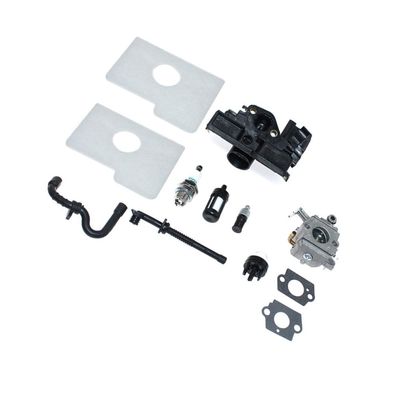 LUZDYJMG Air Filter Plate Housing Carburetor Fit for 017 018 MS170 MS180