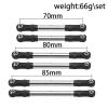 Rc Parts for Traxxas for Slash for Hoss for Rustler 4x4 1/10 Stainless Steel Turnbuckles Pull Rod Link Rod Steering Rod Set RC Car Upgrade Parts view 2