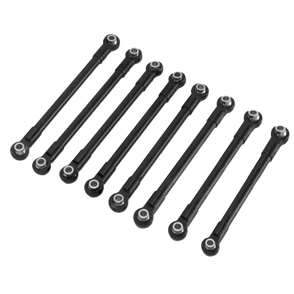 Rc Accessories for MJX for Hyper GO 1/12 H12Y H12P OP Upgrade Parts Accessories Metal Chassis Fixing Rod Rc Model Crawler Car Truck for Buggy(Black)