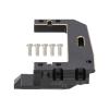 RC Modifications Spare Compatible with Vanquish H10 Optic 1/10 RC Crawler Car Upgrades Parts Accessories CNC Heavy Duty Brass Servo Mount view 2