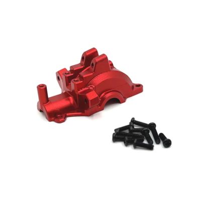 RC Parts Spare Parts for SCY 16101 16102 16103 16201 for JJRC C8805 Q130A 1/16 Metal Front Gearbox Housing Differential Case RC Car Part and Replacement(Red)