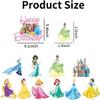 Cute Happy Birthday Cake Toppers, Cute Princess Cake Topper, Cartoon Birthday Cake Decorations, Perfect for Parties and Holiday Celebrations view 2