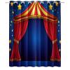 Blue Kids Curtains for Bedroom Nursery Cartoon Red Tent Star 100% Room Darkening Blackout Thermal Insulated Drapes for Boys Girls Room, Darkening Energy Saving Grommet Curtains, 52" W x 108" L view 4