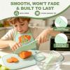 Montessori Kitchen Tools for Toddlers |Safe Kids Knife Set for Real Cooking view 3