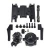 SCX10 II Planetary Transmission with Pinion Transfer Case Skid Plate Set for 1/10 RC Crawler Car DIY 90046 90047 Chassis Upgrade(Black Set) view 1