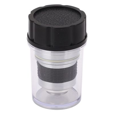JTLB 100X Microscope Objective, Professional Replacement Lens with RMS Thread Size for Biological Microscopes, Brass and Aluminum Alloy Construction for Material and Compound STU