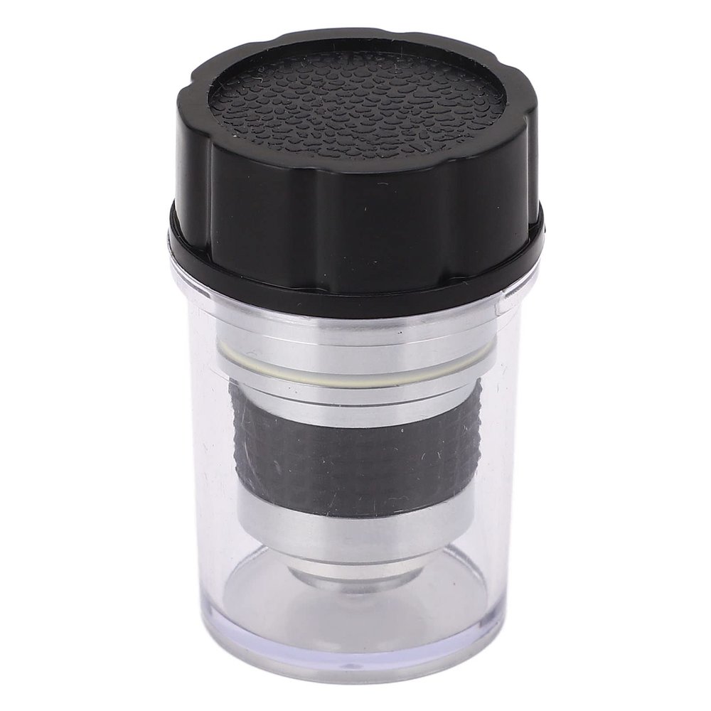 JTLB 100X Microscope Objective, Professional Replacement Lens with RMS Thread Size for Biological Microscopes, Brass and Aluminum Alloy Construction for Material and Compound STU
