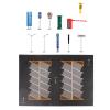 13 Pieces Parking Lot Model Set with Miniature Garage Mat Vehicle Scene Display Nonwoven Cloth PP Material Suitable for Collecting Playing Learning, Style E view 1
