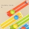 FashionCha 4 Pieces Ball Drop Toy Set with Ball Ramps Track Interactive Developmental Toy for Hammering Practice Material Suitable for Birthday view 4