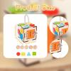 Activity Cube Busy Cube Learning Toy Wooden Activity Center Portable Hand Eye Coordination Educational Toy Storage Solution Fine Motor Skills view 2