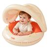 Pool Float for Kids Sun Protection Inflatable Water Raft with Canopy view 1