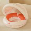 Pool Float for Kids Sun Protection Inflatable Water Raft with Canopy view 3