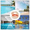 Pool Float for Kids Sun Protection Inflatable Water Raft with Canopy view 4