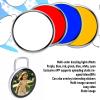 Wisoqu Digital Pin, 1.7 Inch Touch Screen LED Display, Rechargeable Magnetic Badge with 7 Color Light Effects and Fast Flashing Mode, for 15 Second Video view 3