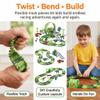 Dinosaur Race Track Toys for Boys 3-5, T-Rex Dinosaur Car Track Set with Giant Loop, Flexible Adventure Race Track Playset for Boys Age 4-7 Birthday Gifts view 4
