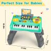 Baby DJ Table for Toddler Musical Baby Piano Toys with Music & Light view 3