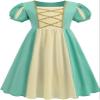 Lovely Mermaid Renaissance Medieval Dress Princess Dress Girls Irish Costume Cosplay Retro Gown Birthday Halloween Xmas Party (Green, 2XL size for Women) view 2