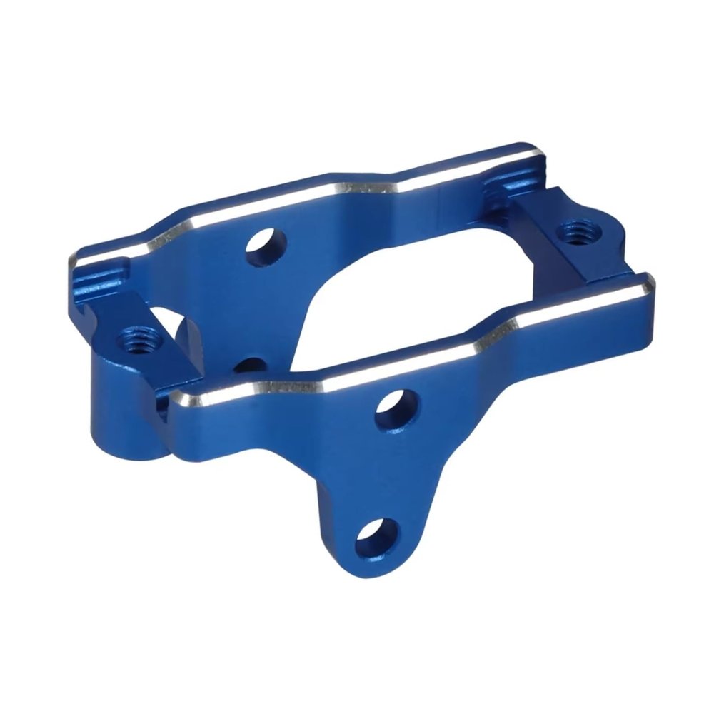 cvking RC Car Upgrade Parts for TRX4M for Defender for Bronco 9739 1/18 rc Car Crawler Upgrade Parts CNC Aluminum Steering Servo Mount(Blue)