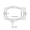 cvking RC Car Upgrade Parts for TRX4M for Defender for Bronco 9739 1/18 rc Car Crawler Upgrade Parts CNC Aluminum Steering Servo Mount(Blue) view 3