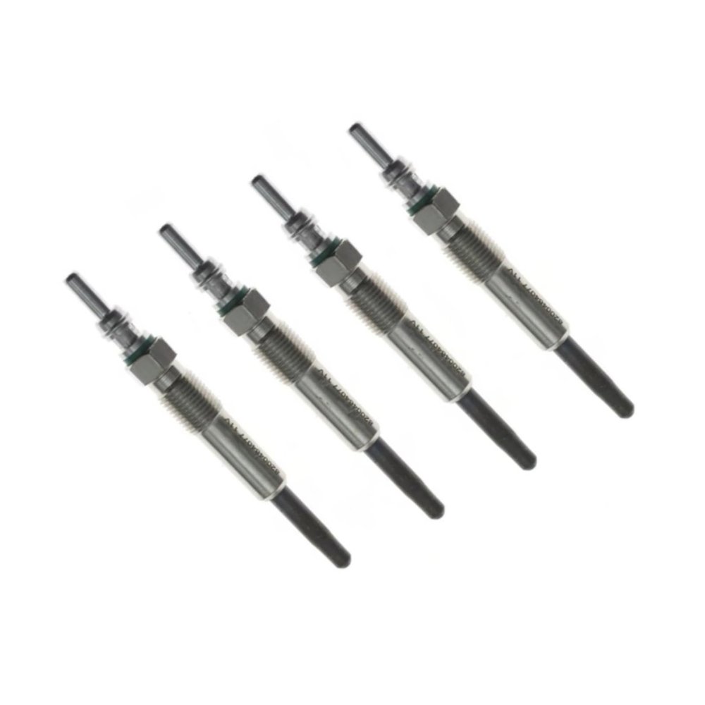 for Megane II 2003 2004 2005 2006 2007 2008 2009 2010 4PCS Engine Starting Tool 11V Heater Glow Plugs Set 8200464077