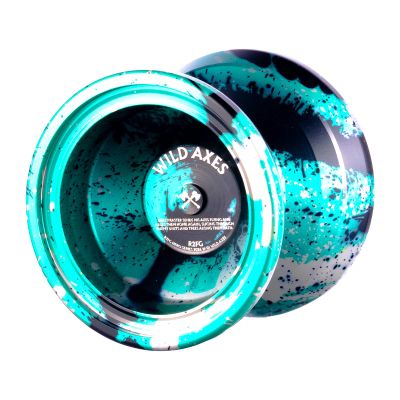W-01 Unresponsive Metal Yoyo, 6061 Aluminum Alloy Trick Yo Yo with Removable Finger Spin Modules,Stable Professional Yoyo for Beginners, Teens, Adults (Green)