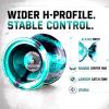 W-01 Unresponsive Metal Yoyo, 6061 Aluminum Alloy Trick Yo Yo with Removable Finger Spin Modules,Stable Professional Yoyo for Beginners, Teens, Adults (Green) view 2