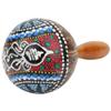 Fesjoy Coconut Shell Musical Sand Hammer for Children Parties and Learning, Durable Reusable Toy for Novices, 8.5 Inches (Coconut Shell and Wood) view 2