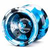 W-01 Unresponsive Metal Yoyo,6061 Aluminum Alloy Trick Yo Yo with Removable Finger Spin Modules,Stable Professional Yoyo for Beginners,Teens, Adults(Blue) view 1