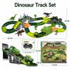 Unimoly Dinosaur Track Toy Set,Kids Ages 3-8, 275Pcs Train & Race Track view 4