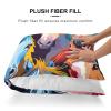 Colorful Cartoon Horses Body Pillow Cover 20x54 Inches - Super Soft Long Pillowcase with Hidden Zipper, Lightweight Breathable Long Body Pillow Cases for Bed Couch Travel view 3