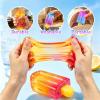 3 Pack Ice Cream Bar Slow Rising Squishy Toys, Cute Food Popsicle Sensory Fidget Squishies for Kids Party Favors Stress Relief Gift view 3