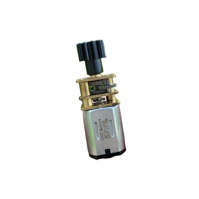 RXDNOZNNK N20 Full Metal Gearbox Gear Electronic Starter DC 3V-6V 5V 58RPM Slow Speed D-Shaft with 10 Teeth Gear DIY Robot Car