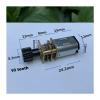 RXDNOZNNK N20 Full Metal Gearbox Gear Electronic Starter DC 3V-6V 5V 58RPM Slow Speed D-Shaft with 10 Teeth Gear DIY Robot Car view 2