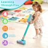 Essovee Kids Vacuum Toy, 4 in 1 Toddler Vacuum Cleaner, Role Play STEM Educational for Girl Boy 3 4 Year Old(Blue) view 2
