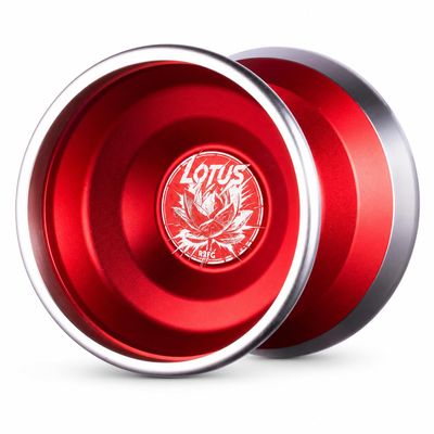 L01 Bi-Metal Yoyo Professional for Kids 8-12 and Adults - Unresponsive Yoyo for Beginners Advance and Pro Plays (Red)