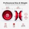 L01 Bi-Metal Yoyo Professional for Kids 8-12 and Adults - Unresponsive Yoyo for Beginners Advance and Pro Plays (Red) view 4