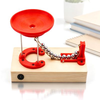 XDTKJDZ Electromagnetic Perpetual Motion Model, DIY Perpetual Motion Machine Model, Iron Ball Circular Motion Coil, Scientific Teaching Model for Lab & Classroom