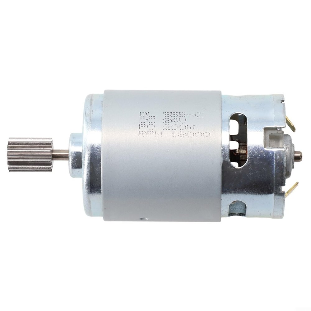 555 24V Car Motor DL 555-C High High Gearmotor Ride Toy Vehicle Replacement Parts 18000RPM 10T(555 24V 18000 10T)